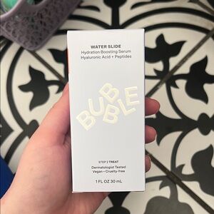Bubble skincare water slide hydration boosting serum NWT